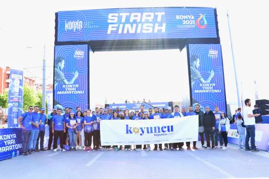 Otizmli Çocuklar için Konya Yarı Maratonundaydık Koyuncu Grup