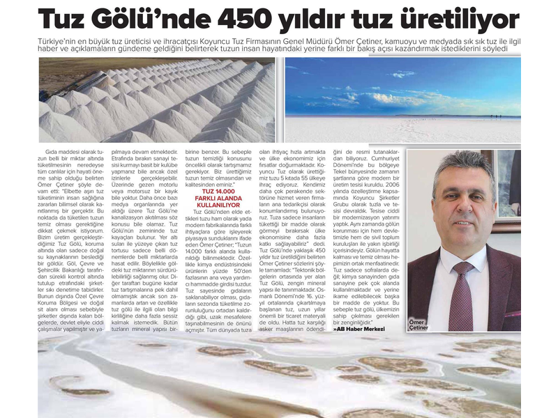 Anadolu'da Bugün Gazetesi-02.05.2019